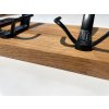 Dřevěný věšák na zeď Modern OAK 40cm 4