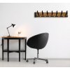 Dřevěný věšák na zeď Modern OAK 80cm 1