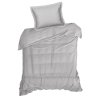 Elegantní ložní povlečení RETRO6 ve světle šedé barvě