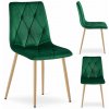 Jídelní židle LIBRA - tmavě zelená