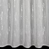 Hotová záclona se stříbrným potiskem LINZI