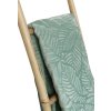 Pistáciově zelená deka s reliéfním rostlinným vzorem1