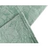 Pistáciově zelená deka s reliéfním rostlinným vzorem3