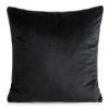 Sametové povlak na polštář GAJA 2 - černá