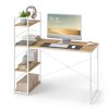 Počítačový stolek MAX 4.0 - Dub sonoma/bílá konstrukce