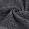 Ručník LOREN se sametovým okrajem - grafitový