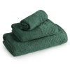 Ručník LOREN se sametovým okrajem - zelený