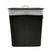 Černý bambusový koš na prádlo 100l 8