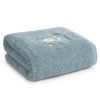 357053 detska osuska s mackom 70 x 140 cm modra
