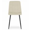 Sametová jídelní židle KARA - béžová (Počet židlí 1ks)