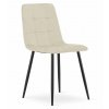 Sametová jídelní židle KARA - béžová (Počet židlí 1ks)
