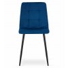 Sametová jídelní židle KARA - tmavě modrá (Počet židlí 1ks)