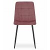 Sametová jídelní židle KARA - tmavě růžová (Počet židlí 1ks)