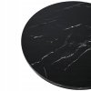 Set 2ks kulatých kávových stolků 53 43cm Černý mramor3