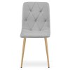 Jídelní židle LIBRA - světle šedá s kovovým nohama buk (Počet židlí 1ks)