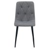 Jídelní židle LIBRA - tmavě šedá s černýma nohama (Počet židlí 1ks)