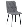 Jídelní židle LIBRA - tmavě šedá s černýma nohama (Počet židlí 1ks)