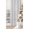 362966 1 biela vianocna zaclona s lesklou striebornou potlacou elsa 140x250cm