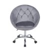 Elegantní otočná židle RUNDO šedá 3