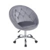 Elegantní otočná židle RUNDO šedá 4