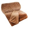 Kožešinová deka Kate - měděná