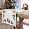 Vánoční běhoun s potiskem Veselé Vánoce 1
