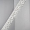 Hotová voálová záclona s krajkovým lemem