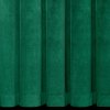 Sametový tmavě zelený závěs ALITA s ozdobnými knoflíčky