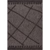 Koberec na terasu SANTORINI - Square 58578 antracitový (Rozměr koberce 60x110cm)