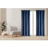 367127 1 komplet 2ks tmavomodrych zamatovych zavesov darla 140x250cm