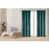 367142 1 komplet 2ks tmavotyrkysovych zamatovych zavesov darla 140x250cm