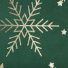 361028 2 vianocny zamatovy behun na stol v zelenej farbe so zlatymi vlockami 40 x 140 cm