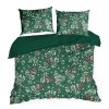 Vánoční bavlněné ložní povlečení CRISTIAN v zelené barvě (Rozměr ložního povlečení Šířka x Délka: 220x200cm + 2 ks 70x80 cm)