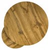 Set kulatých kávových stolků Industrial 60 40cm 2ks Dub 3