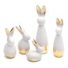 377697 1 velkonocna figurka zajacika v kremovo zlatej farbe