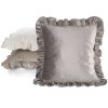377967 3 zamatova obliecka na vankus s volanmi brenda 45x45cm bezova