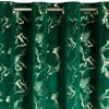 377385 3 zamatovy zaves raja na dekoracnych kolieskach 140 x 250 cm v tmavozelenej farbe