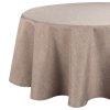 378447 1 okruhly vodeodolny obrus kate v bezovej farbe priemer 150 cm