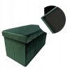 Sametová skládací taburetka Velvet Duo tmavě zelená 8