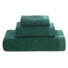 Bavlněný ručník SCARLET - měkký a savý ručník v zelené barvě (Rozměr ručníku 50x90cm)