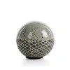 384304 dekorativna gula nori 8 cm ocelovosiva