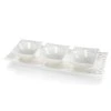 384340 dekorativna misa elisa 40x16 cm biela