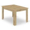 383242 2 jedalensky stol s dubovou doskou 120x80 cm artisan