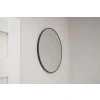 385162 4 okruhle zrkadlo s ciernym kovovym ramom 80 cm