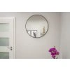 385162 6 okruhle zrkadlo s ciernym kovovym ramom 80 cm