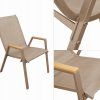 Zahradní židle POLA béžová 4