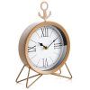 390465 stolove hodiny kotva 16 5 23 cm hnede