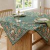 386026 5 gobelinovy obrus na stol s vtacikom 100 x 100 cm