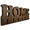 Dřevěný nástěnný věšák HOME – Dub hnědý 7
