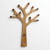 Dubový nástěnný věšák ve tvaru stromu Oak Tree – přírodní dub 2